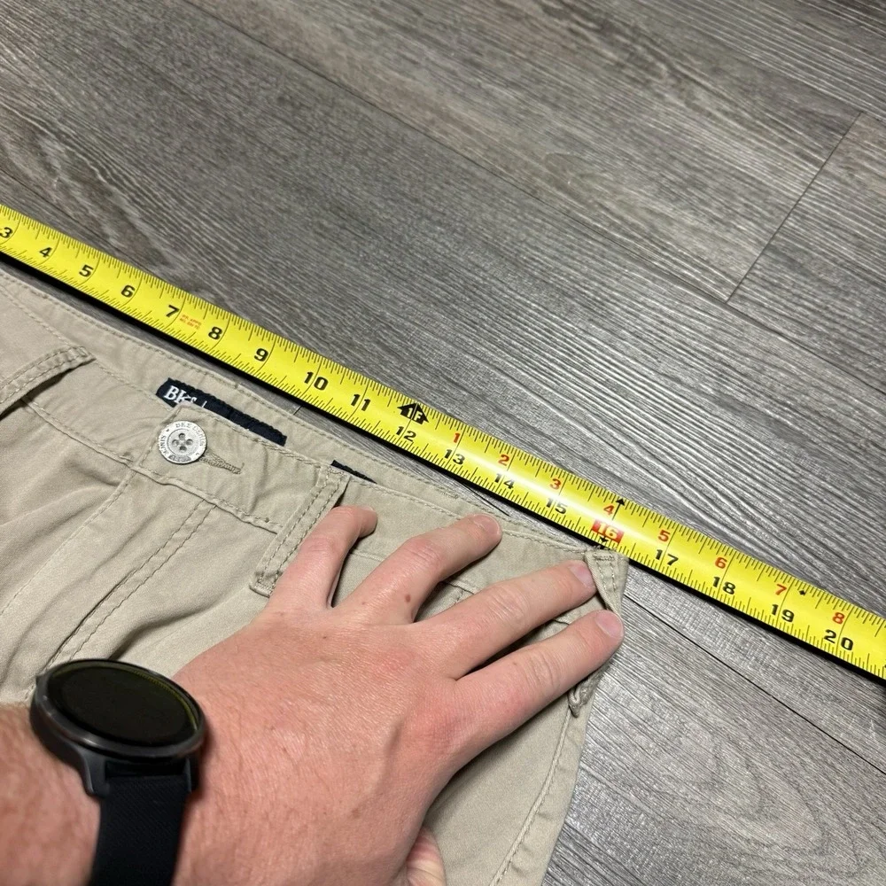 BKE Pants Mens 33x30 Beige Jake Straight Chino Stretch Casual Khakis Comfort